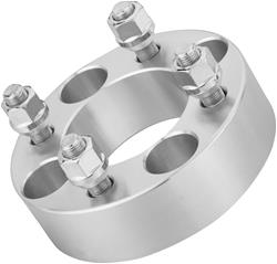 Wheel Spacers, 1.50 in. Thick, 4 x 110mm Wheel Bolt Pattern, Aluminum, Universal, Pair