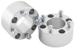 Wheel Spacers, 3 in. Thick, 4 x 110mm Wheel Bolt Pattern, Aluminum, Universal, Pair