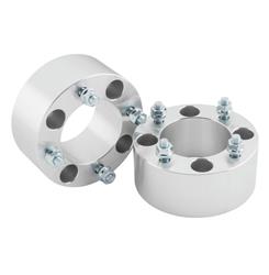 Wheel Spacers, 2.50 in. Thick, 4 x 156mm Wheel Bolt Pattern, Aluminum, Universal, Pair