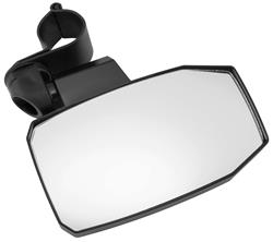 Mirrors, Side View, Convex, Rectangular, Manual, Black, ABS Plastic Housing, 6.500 in. Width, 8.600 in. Height, Pair