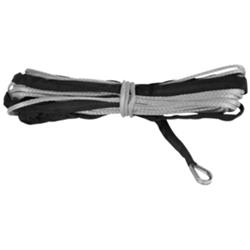 Winch Rope, Dyneema, Synthetic, 2,500 lbs. Capacity, 3/16 in. Diameter, 39 ft. Length, Each