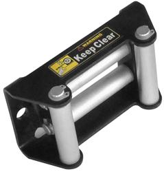 Winch Fairlead, Roller, Steel, Black Powdercoated, Each