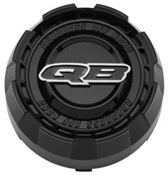 Wheel Center Cap, Snap-on, Dome Style, Plastic, Quadboss Logo, 4x137/4x156 Wheels, Each