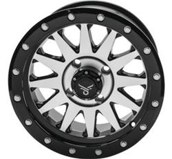 QuadBoss Wagon 14X7 - 5+2 - 4/110 - Black Machined