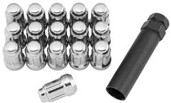 Lug Nut SPLINE LUG NUTS 12X1.25 SILVR POL