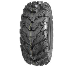 Tire, QBT672 Mud, 27x9-14, Radial, Blackwall, Front, Each