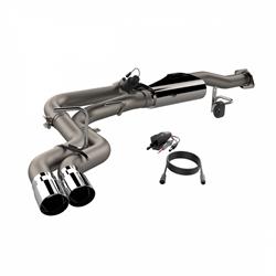 Exhaust System, Screamer, Cat-back, Stainless Steel, Polished Tips, Ford, F-150, Kit