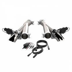 Exhaust Cutout, Aggressor, Stainless Steel, Jeep, Kit