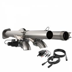 Exhaust Cutout, Aggressor, Stainless Steel, Ford, Kit