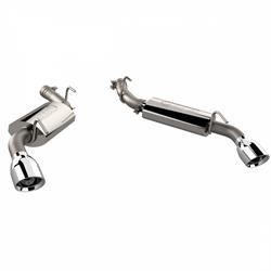 Exhaust System, AR3 Series, Rear Axle-back, Dual, Stainless Steel, Natural, Chevy, 6.2L, Kit