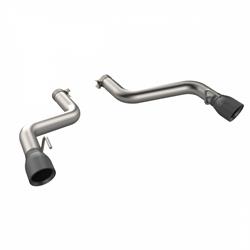 Exhaust System,2016-2018 Camaro SS 6.2L Muffler DeleteW/ Black Tips