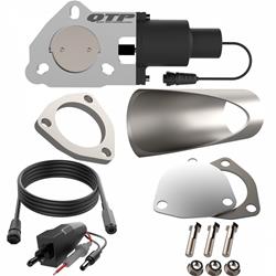 2.25 Inch QTP Electric Exhaust Cutout DIY Combo Kit