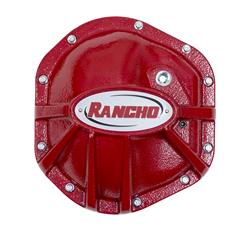 Differential Cover, Rock Gear, Heavy-Duty, Nodular Iron, Red Powdercoated, Dana 44, 10-Bolt, Each