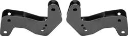 Control Arm Correction Bracket, 2.00 in. to 4.50 in. Lift Heights, Jeep Wrangler JL, Front, Steel, Black Powdercoated, Pair