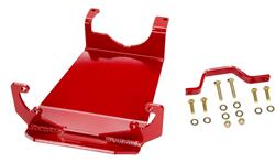 Skid Plate, Differential, Solid, Steel, Red Powdercoated, 0.250 in. Thick, Jeep, Each