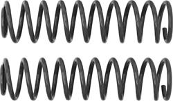 Coil Springs, Performance Lift Coil Springs, Front, Lifted, 3.50 in. Front Raised Amount, Black, Jeep, Pair