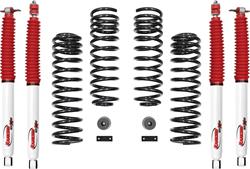 Suspension Lift, Sport, Front and Rear, Coil Springs, Shocks/Struts, Jeep, Kit