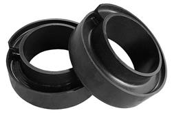 Coil Spring Spacers, Polyurethane, Black, 1.750 in. Thickness, Rear Only, for Nissan, Pair