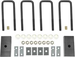 Suspension Blocks, Rear Lift Block Kits, 1.50 in. Thick, Cast Iron, Rear Axle Position, Toyota, Kit