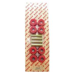 Bushings, Leaf Spring, Polyurethane, Red, Front, Fits with Rockcrawler Lift, Jeep, 4WD, Kit