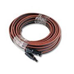 Solar Connector, MC4 to Bare-Wire, Female, Male, Two Wire, Black/Red, 11 awg, 10m, 32.8 ft., Each