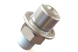 Fuel Pulse Damper, OEM Style, Direct Mount, 3/8 in. NPT, Aluminum, Natural, 1.80 in. Height, Each