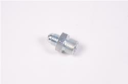 Fitting, Adapter, AN to Metric, Straight, Aluminum, Silver Anodized, -6 AN, M18 x 1.5, Each