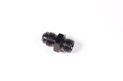 Fitting, Adapter, AN to Metric, Straight, Aluminum, Black Anodized, -6 AN, M14 x 1.5, Each