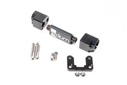 Flex Fuel Sensor Bypass Kit, Flex Fuel Sensor, Black, Billet Aluminum, -10 AN Inlet/Outlet, Kit