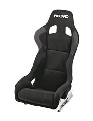 Seat, Profi SPG XL, Fixed Back Bucket, Black, Velour, White Logo, Driver/Passenger Side, Each