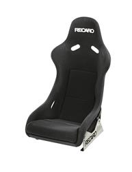 Seat, Pole Position N.G., Fixed Back Bucket, Black, Velour, White Logo, Driver/Passenger Side, Each