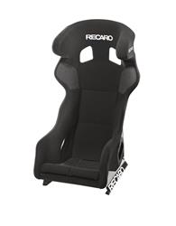 Seat, Pro Racer SPG, Fixed Back Bucket, Black, Velour, White Logo, Driver/Passenger Side, Each