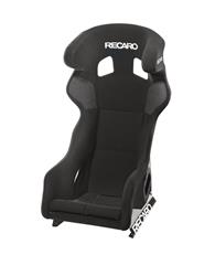 Racing Seat, PRO RACER SPA, 4/5/6 POINT Belt, Velour Black Bolster, Velour Black Insert, White Logo