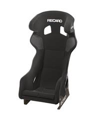 Racing Seat, PRO RACER XL SPA, 4/5/6 POINT Belt, Velour Black Bolster, Velour Black Insert, White Logo