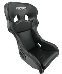 Seat, Pro Racer XL ORV, Fixed Back Bucket, Black, Vinyl, White Logo, Driver/Passenger Side, Each