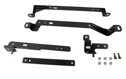 Seat Bracket, Fixed Mount Style, Steel, Black Powdercoated, Passenger Side, Each