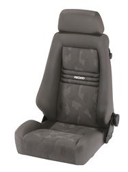 Racing Seat, Specialist S, 3 Point Belt, Grey Nardo Bolster, Grey Artista Insert, Black Logo