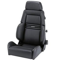 Racing Seat, Specialist M, 3 Point Belt, Leather Black Bolster, Leather Black Insert, Silver Logo