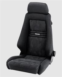 Racing Seat, Specialist M, 3 Point Belt, Black Nardo Bolster, Black Nardo Insert, Silver Logo