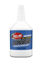Engine Oil, 20W50, Synthetic, 1 qt., Each