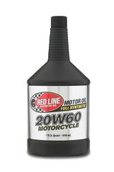 Engine Oil, High Performance Motorcycle, 20W60, Synthetic, 1 qt., Each