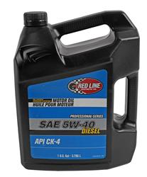 Engine Oil, Professional Series, 5W40, Synthetic, CK-4 API Rating, Diesel, 1 Gallon, Each