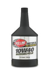 Engine Oil, High Performance Motorcycle, 10W40, Synthetic, 1 qt., Set of 12