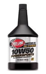 Motor Oil, 10W50 Powersports Motor Oil - 12/1quart