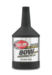 Gear Oil, Motorcycle, 80W, Synthetic, 1 qt., Set of 12