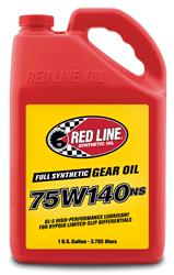 Gear Oil, Synthetic, 75W140NS, 1 Gallon, Each