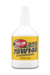 Gear Lube, GL-5, 75W140  Gear Oil, Synthetic, 1 qt., Set of 12