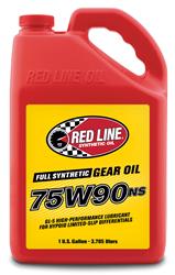 Gear Lube, GL-5, 75W90NS  Gear Oil, Synthetic, 1 Gallon, Set of 4