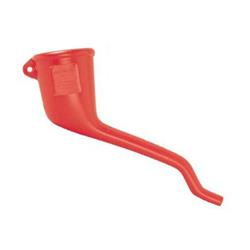 Funnel, Round, Red Plastic, Each