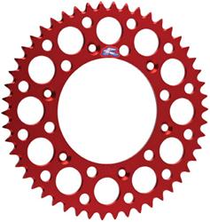 Sprocket, Rear, Aluminum, Red Anodized, 51-Tooth, 520 Chain Size, for use on Honda®, Each